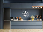 "Kitchen" Wooden Sign with Cutlery and Decor