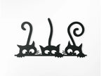 Curious Kittens Silhouette Wall Art