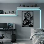 Goku Wooden Wall Art
