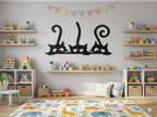 Curious Kittens Silhouette Wall Art