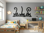 Curious Kittens Silhouette Wall Art