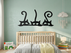 Curious Kittens Silhouette Wall Art
